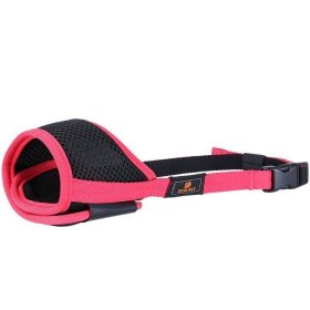 Mouth Cover To Prevent Eating Indiscriminately Large Labrador Dog (Option: Red-L)