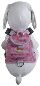 Mesh Pet Harness With Pouch (size: small)
